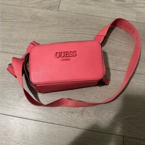 GUESS Vibrant Pink Crossbody Bag